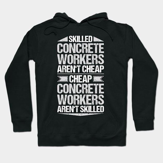 Concrete Worker Concreter Concrete Builder Hoodie by Krautshirts